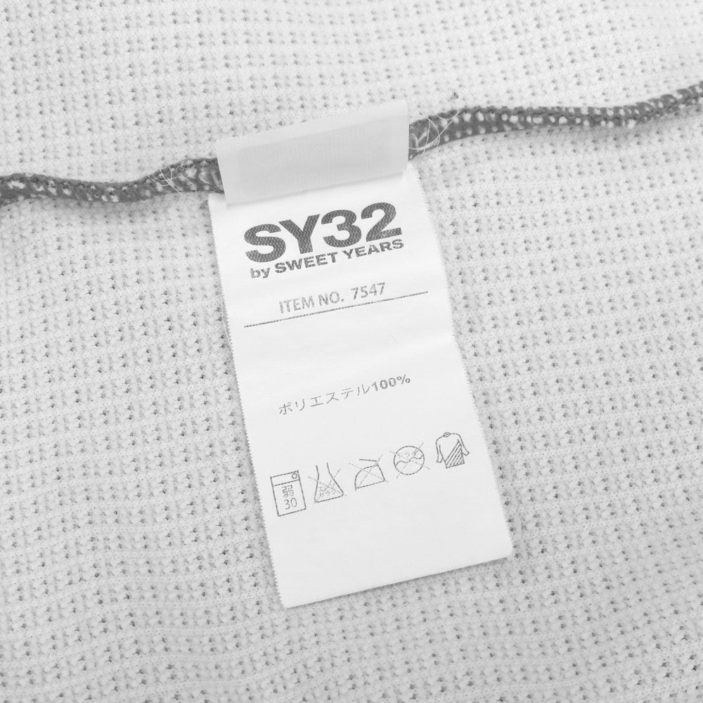 【中古】エスワイサーティトゥー バイ スウィートイヤーズ SY32 BY SWEET YEARS ポリエステル ジップアップ パーカー グレー【サイズS】【 状態ランクC 】【 メンズ 】