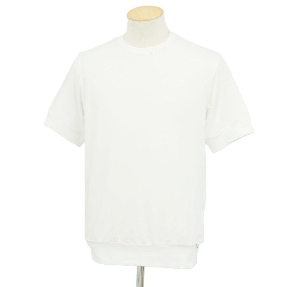 【中古】【未使用】アンティーチポ　アンティチポ ANTICIPO NEBBIOLO クルーネック 半袖Ｔシャツ ホワイト【サイズ40】【 状態ランクS 】【 メンズ 】