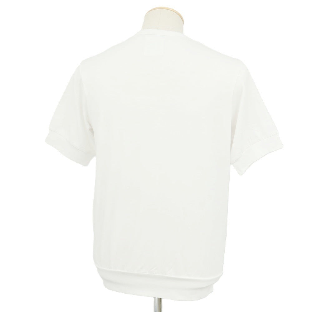 【中古】【未使用】アンティーチポ　アンティチポ ANTICIPO NEBBIOLO クルーネック 半袖Ｔシャツ ホワイト【サイズ40】【 状態ランクS 】【 メンズ 】