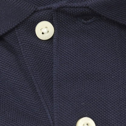 【中古】【未使用】ブルックスブラザーズ Brooks Brothers スーピマコットン 鹿の子 半袖ポロシャツ ネイビー【サイズXS】【 状態ランクS 】【 メンズ 】