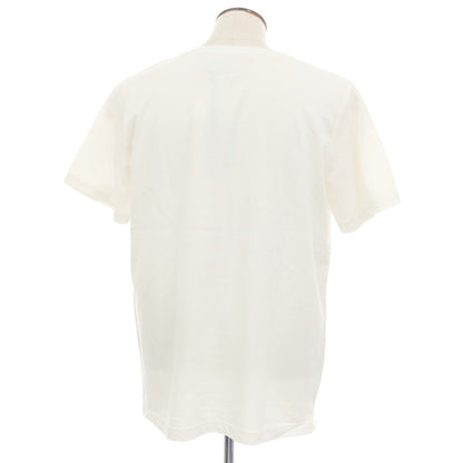 【中古】ピガール PIGALLE × MISSONI コットン クルーネック 半袖Ｔシャツ ホワイト【サイズL】【 状態ランクA 】【 メンズ 】