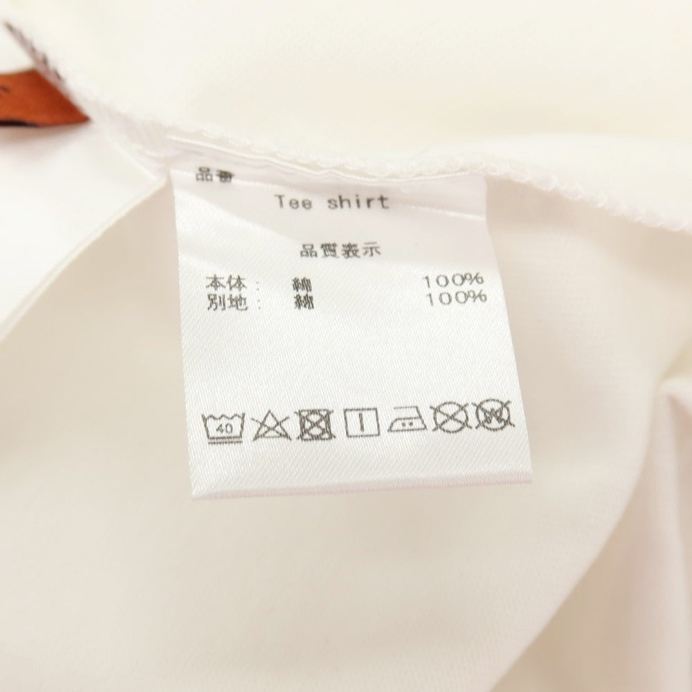 【中古】ピガール PIGALLE × MISSONI コットン クルーネック 半袖Ｔシャツ ホワイト【サイズL】【 状態ランクA 】【 メンズ 】