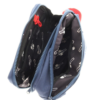 【中古】インディペンデント INDEPENDENT × Hershel ポリエステル セカンドバッグ ポーチ ライトネイビー【 状態ランクA 】【 メンズ 】
