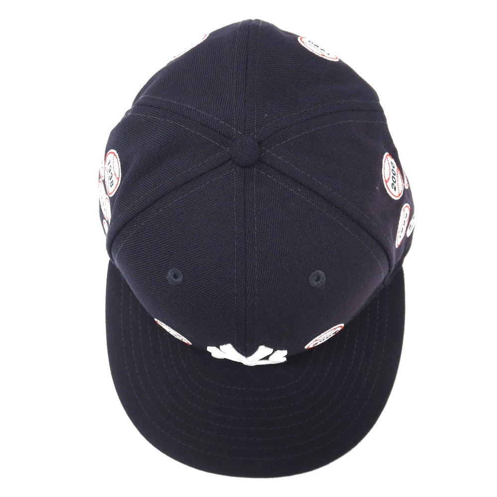【中古】ニューエラ NEW ERA × Spike Lee 59FIFTY ベースボールキャップ 帽子 ダークネイビー【サイズ7 1/2（59.6cm）】【 状態ランクA 】【 メンズ 】