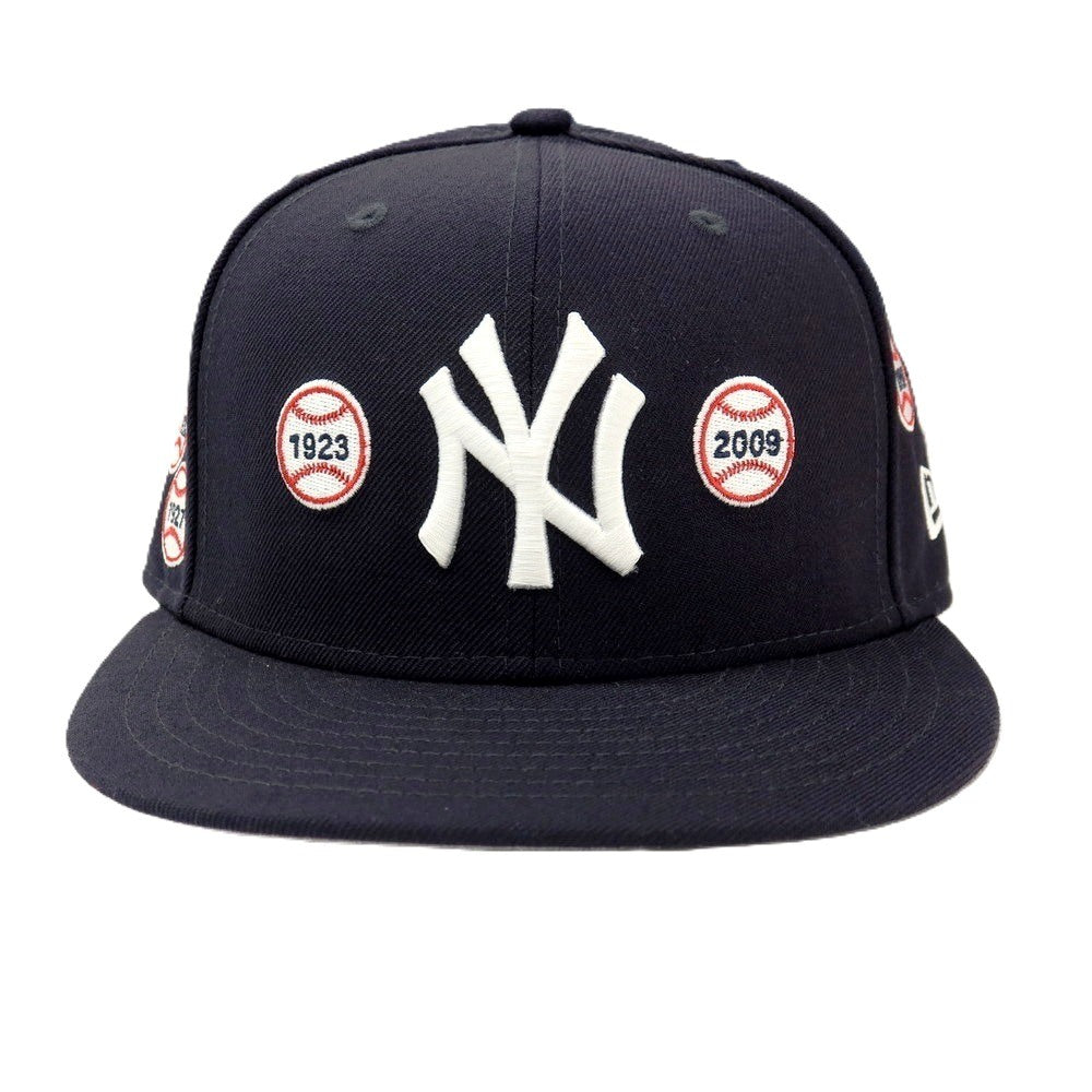 【中古】ニューエラ NEW ERA × Spike Lee 59FIFTY ベースボールキャップ 帽子 ダークネイビー【サイズ7 1/2（59.6cm）】【 状態ランクA 】【 メンズ 】