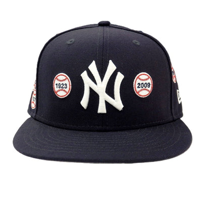 【中古】ニューエラ NEW ERA × Spike Lee 59FIFTY ベースボールキャップ 帽子 ダークネイビー【サイズ7 1/2（59.6cm）】【 状態ランクA 】【 メンズ 】