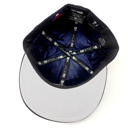 【中古】ニューエラ NEW ERA × Spike Lee 59FIFTY ベースボールキャップ 帽子 ダークネイビー【サイズ7 1/2（59.6cm）】【 状態ランクA 】【 メンズ 】