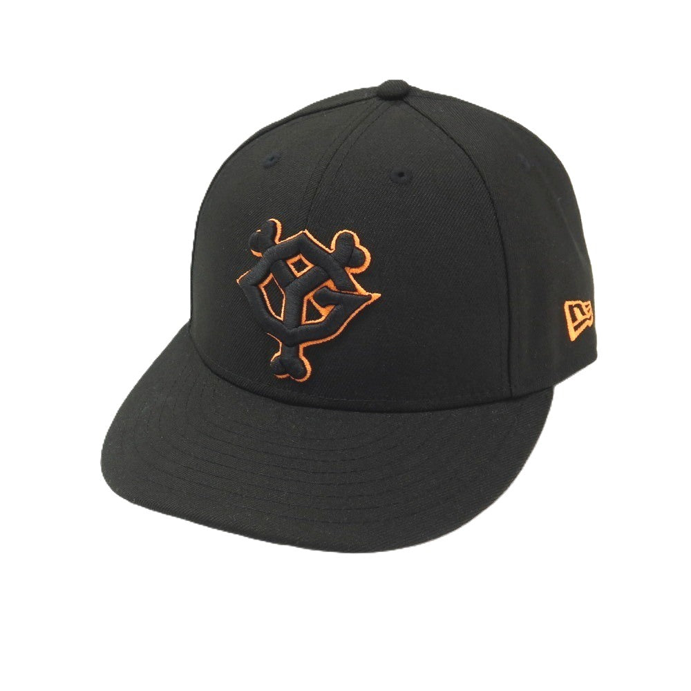 【中古】ブラックアイパッチ BlackEyePatch × 読売GIANTS × NEW ERA ベースボールキャップ 帽子 ブラック【サイズ7 3/8（58.7cm）】【 状態ランクA 】【 メンズ 】