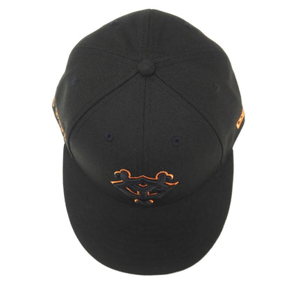 【中古】ブラックアイパッチ BlackEyePatch × 読売GIANTS × NEW ERA ベースボールキャップ 帽子 ブラック【サイズ7 3/8（58.7cm）】【 状態ランクA 】【 メンズ 】