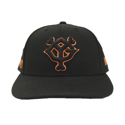 【中古】ブラックアイパッチ BlackEyePatch × 読売GIANTS × NEW ERA ベースボールキャップ 帽子 ブラック【サイズ7 3/8（58.7cm）】【 状態ランクA 】【 メンズ 】