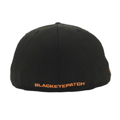 【中古】ブラックアイパッチ BlackEyePatch × 読売GIANTS × NEW ERA ベースボールキャップ 帽子 ブラック【サイズ7 3/8（58.7cm）】【 状態ランクA 】【 メンズ 】