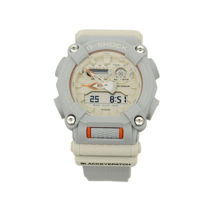 【中古】ブラックアイパッチ BlackEyePatch × G-SHOCK GA-900BEP 腕時計 ライトグレー【 状態ランクA 】【 メンズ 】