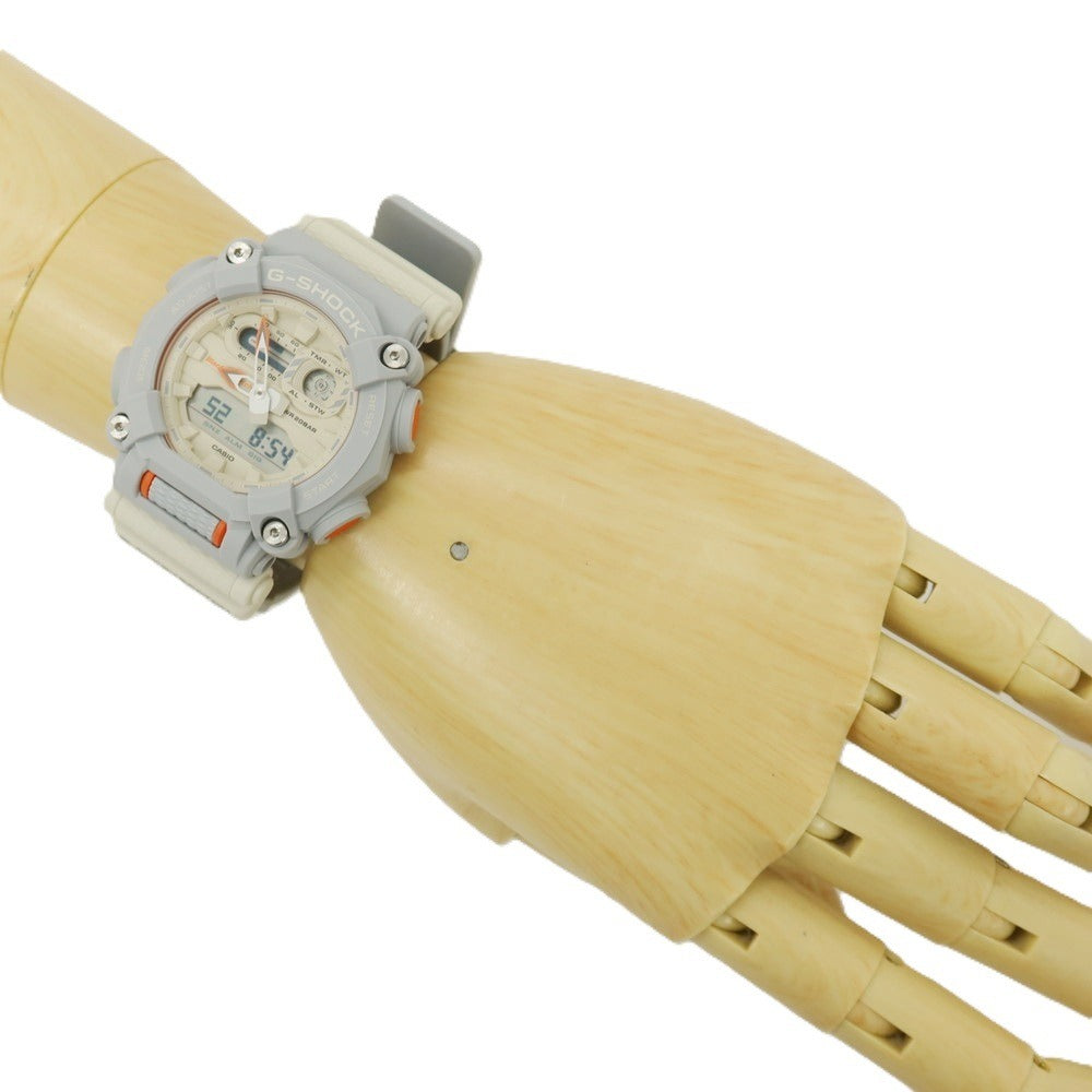 【中古】ブラックアイパッチ BlackEyePatch × G-SHOCK GA-900BEP 腕時計 ライトグレー【 状態ランクA 】【 メンズ 】