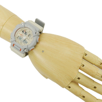 【中古】ブラックアイパッチ BlackEyePatch × G-SHOCK GA-900BEP 腕時計 ライトグレー【 状態ランクA 】【 メンズ 】