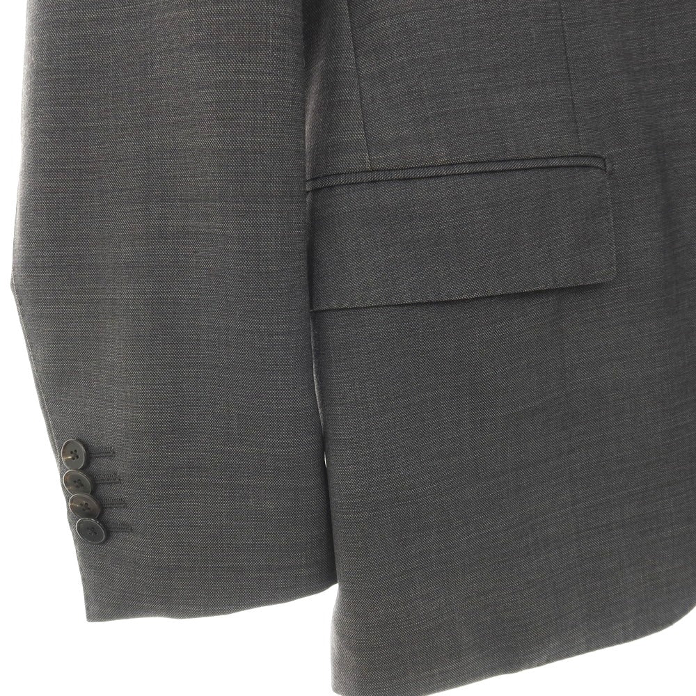 【中古】ラルディーニ LARDINI ウール 3つボタンスーツ ダークグレー【サイズ46】【 状態ランクD 】【 メンズ 】