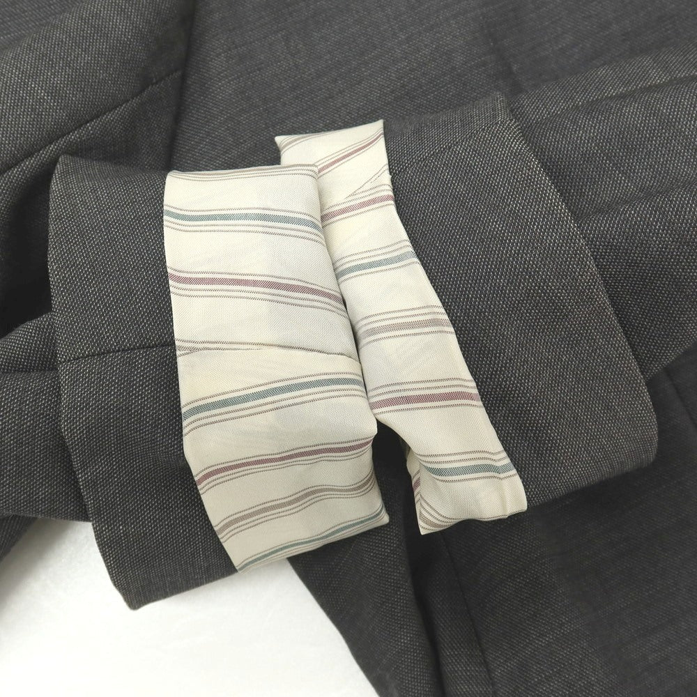 【中古】ラルディーニ LARDINI ウール 3つボタンスーツ ダークグレー【サイズ46】【 状態ランクD 】【 メンズ 】