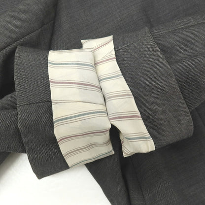 【中古】ラルディーニ LARDINI ウール 3つボタンスーツ ダークグレー【サイズ46】【 状態ランクD 】【 メンズ 】