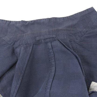 【中古】ラルディーニ LARDINI コットンシルクナイロン グレンチェック 3B カジュアルジャケット ブルーxブラック【サイズ44】【 状態ランクB 】【 メンズ 】