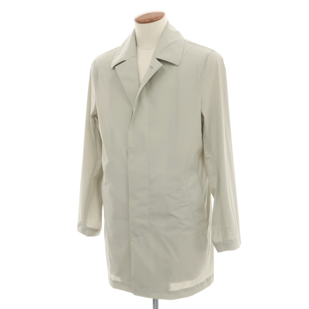 【中古】マッキントッシュ ロンドン MACKINTOSH LONDON パッカブル フレックスナイロン フェザーテックパック ステンカラーコート グレージュ系【サイズ38】【 状態ランクA 】【 メンズ 】
