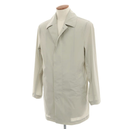 【中古】マッキントッシュ ロンドン MACKINTOSH LONDON パッカブル フレックスナイロン フェザーテックパック ステンカラーコート グレージュ系【サイズ38】【 状態ランクA 】【 メンズ 】