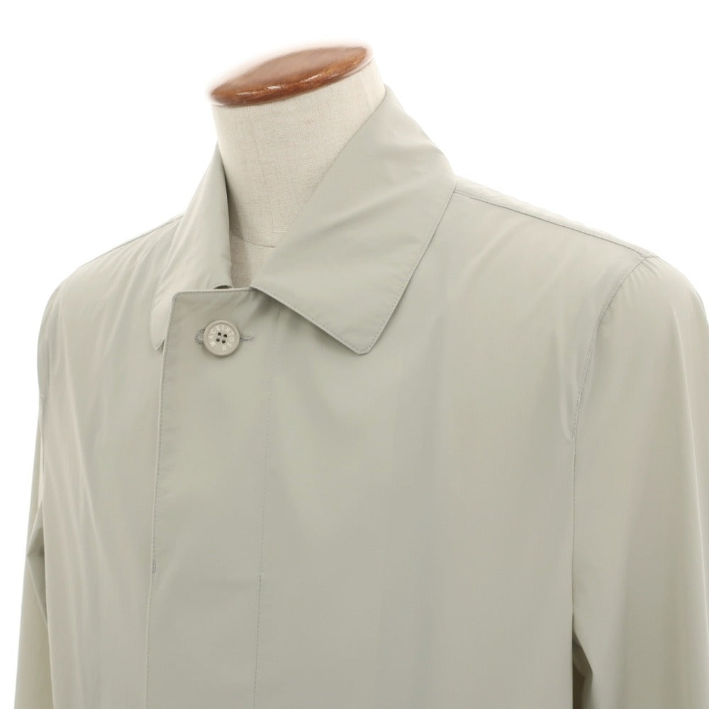 【中古】マッキントッシュ ロンドン MACKINTOSH LONDON パッカブル フレックスナイロン フェザーテックパック ステンカラーコート グレージュ系【サイズ38】【 状態ランクA 】【 メンズ 】