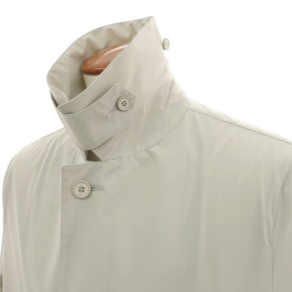 【中古】マッキントッシュ ロンドン MACKINTOSH LONDON パッカブル フレックスナイロン フェザーテックパック ステンカラーコート グレージュ系【サイズ38】【 状態ランクA 】【 メンズ 】