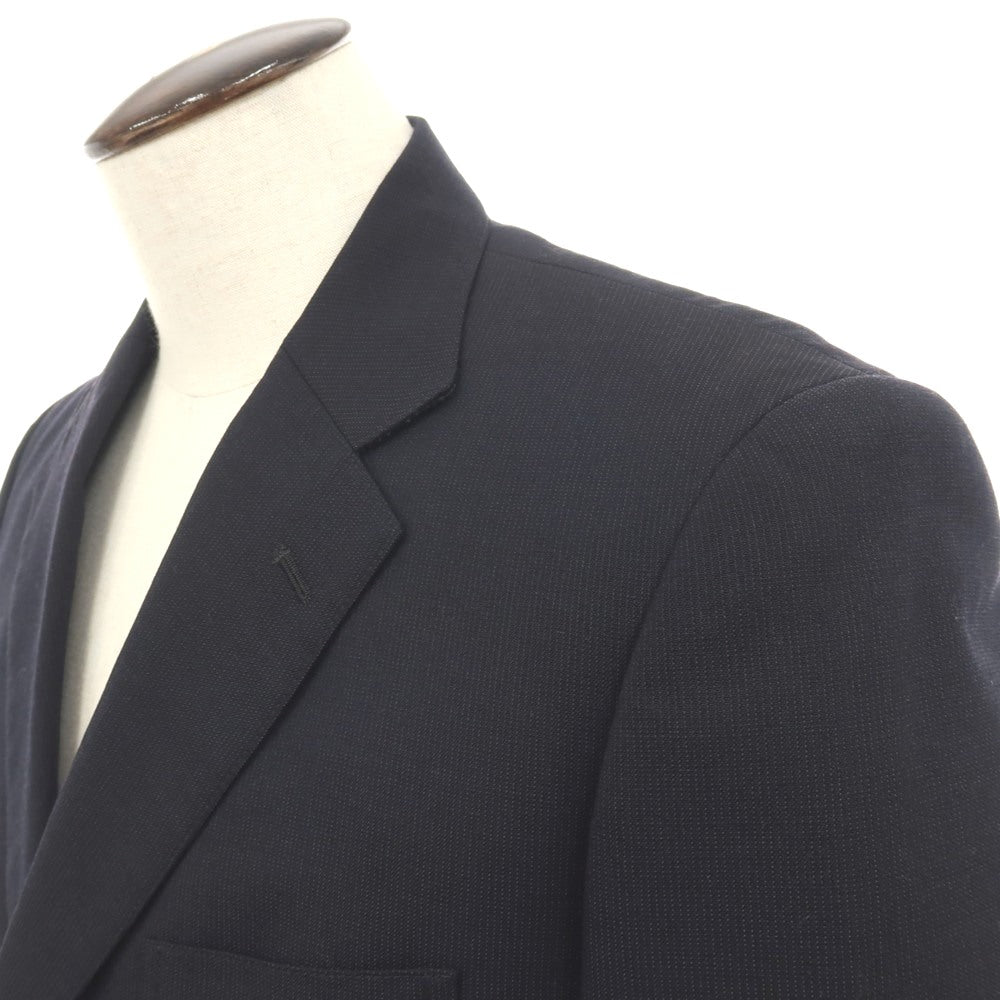 【中古】ジェイプレス J.PRESS AMERICAN CLASSIC ウールポリエステル 3つボタンスーツ ダークネイビー【サイズYA6】【 状態ランクB 】【 メンズ 】