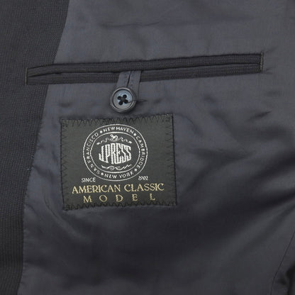 【中古】ジェイプレス J.PRESS AMERICAN CLASSIC ウールポリエステル 3つボタンスーツ ダークネイビー【サイズYA6】【 状態ランクB 】【 メンズ 】