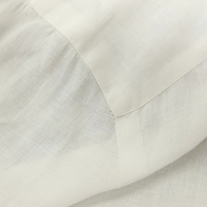 【中古】バルバ BARBA BARNEYS NEW YORK別注 リネン ワンピースカラー カジュアルシャツ ホワイト【サイズ40】【 状態ランクC 】【 メンズ 】