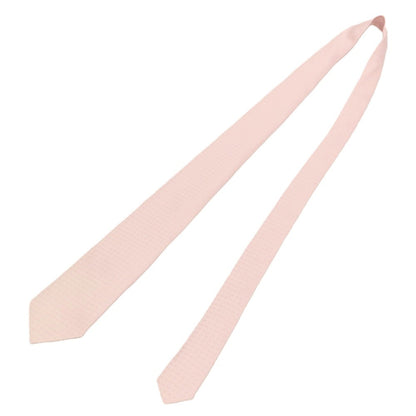 【中古】エルメス HERMES シルク ジャカード Hロゴ ネクタイ ライトピンク【 状態ランクB 】【 メンズ 】