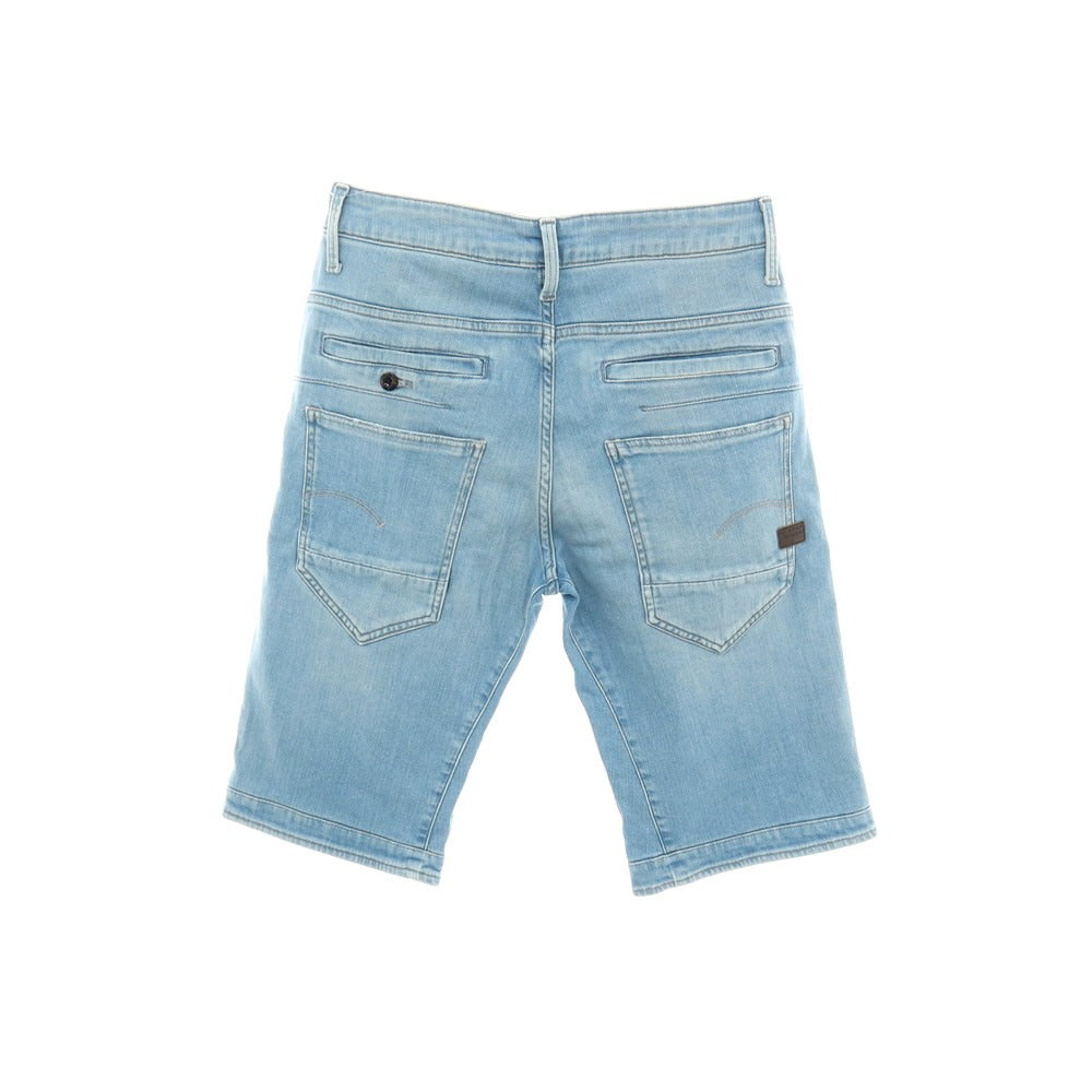 【新品アウトレット】ジースターロウ G-STAR RAW D-STAQ 3D STRAIGHT SHORTS ストレッチ デニム ショートパンツ ライトブルー【サイズ28】【 状態ランクN- 】【 メンズ 】