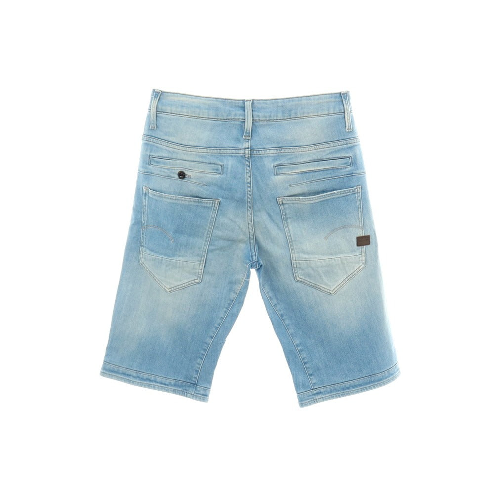 【新品アウトレット】ジースターロウ G-STAR RAW D-STAQ 3D STRAIGHT SHORTS ストレッチ デニム ショートパンツ ライトブルー【サイズ28】【 状態ランクN- 】【 メンズ 】