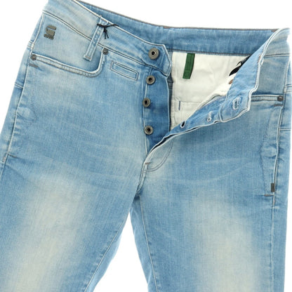 【新品アウトレット】ジースターロウ G-STAR RAW D-STAQ 3D STRAIGHT SHORTS ストレッチ デニム ショートパンツ ライトブルー【サイズ28】【 状態ランクN- 】【 メンズ 】