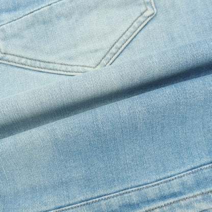 【新品アウトレット】ジースターロウ G-STAR RAW D-STAQ 3D STRAIGHT SHORTS ストレッチ デニム ショートパンツ ライトブルー【サイズ28】【 状態ランクN- 】【 メンズ 】