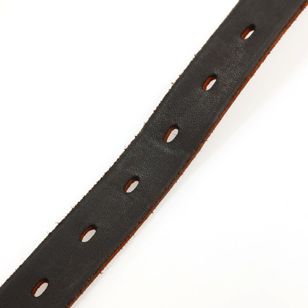 【中古】ヴィンテージワークス VINTAGE WORKS ウエスタン レザー ベルト ブラック系xシルバー【サイズ35/89】【 状態ランクA 】【 メンズ 】