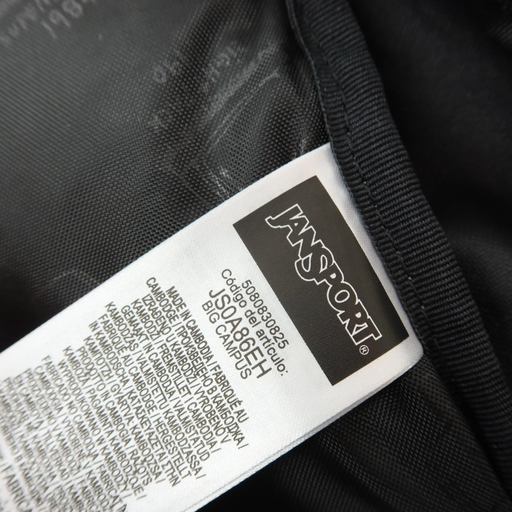【中古】ジャンスポーツ JANSPORT JS0A86EH ポリエステル バックパック・リュック ブラック【 状態ランクA 】【 ユニセックス 】