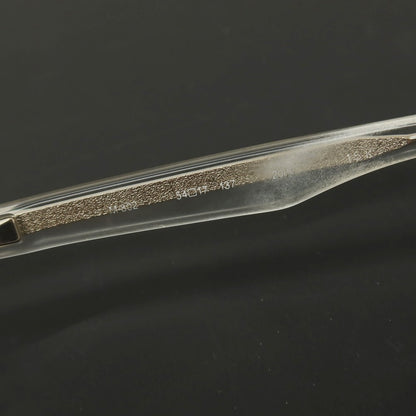 【中古】フォーナインズ 999.9 サーモントブロー メガネ クリアxシルバー【サイズ54□17_137】【 状態ランクC 】【 メンズ 】