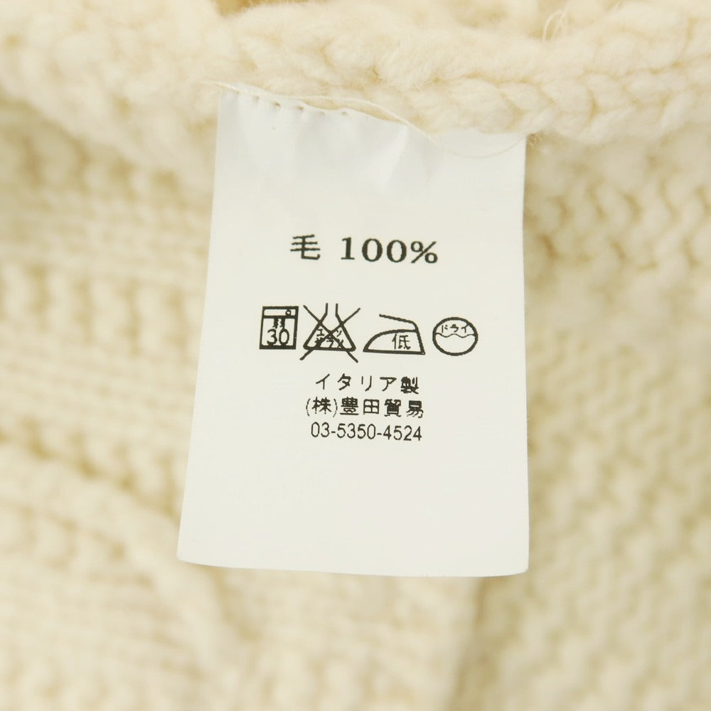 【中古】パニカーレ PANICALE ウール 3つボタン ジャケット型 カーディガン アイボリー【サイズ50】【 状態ランクB 】【 メンズ 】