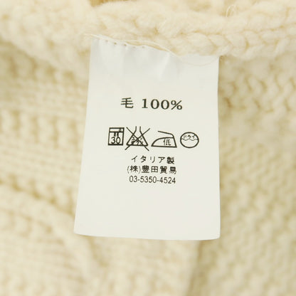 【中古】パニカーレ PANICALE ウール 3つボタン ジャケット型 カーディガン アイボリー【サイズ50】【 状態ランクB 】【 メンズ 】