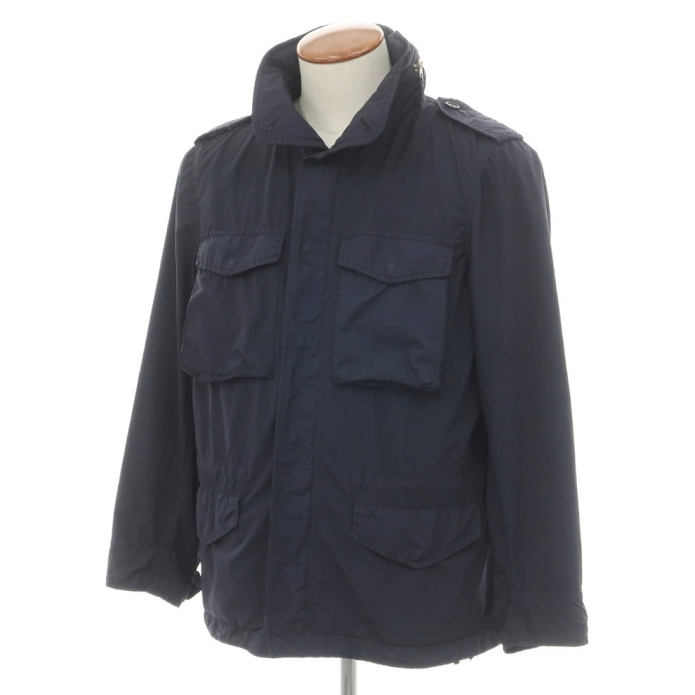 【中古】アスペジ ASPESI ポリエステルナイロン M-65 ミリタリージャケット ネイビー【サイズM】【 状態ランクD 】【 メンズ 】