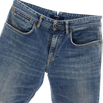 【中古】インコテックス INCOTEX ストレッチ コットン デニムパンツ ジーンズ ブルー【サイズ31】【 状態ランクC 】【 メンズ 】