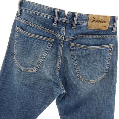 【中古】インコテックス INCOTEX ストレッチ コットン デニムパンツ ジーンズ ブルー【サイズ31】【 状態ランクC 】【 メンズ 】