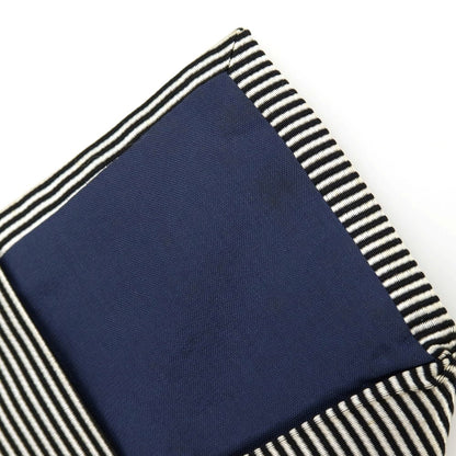 【中古】バーニーズニューヨーク BARNEYS NEWYORK シルク ストライプ柄ネクタイ ブラックxホワイト【 状態ランクC 】【 メンズ 】