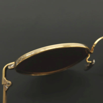 【中古】オリバーピープルズ OLIVER PEOPLES Blackthorne AG-MGM サングラス ゴールド【サイズ49□21_140】【 状態ランクC 】【 メンズ 】