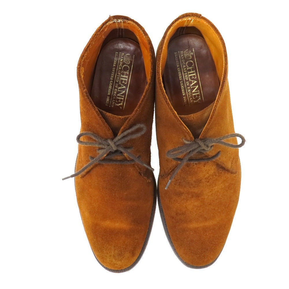 【中古】チーニー CHEANEY スエード ブーツ ブラウン【サイズ7F】【 状態ランクC 】【 メンズ 】