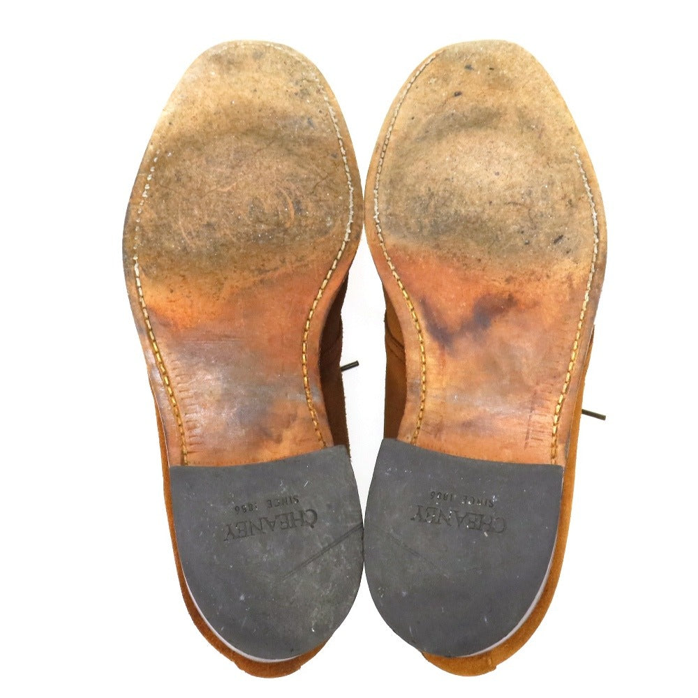【中古】チーニー CHEANEY スエード ブーツ ブラウン【サイズ7F】【 状態ランクC 】【 メンズ 】