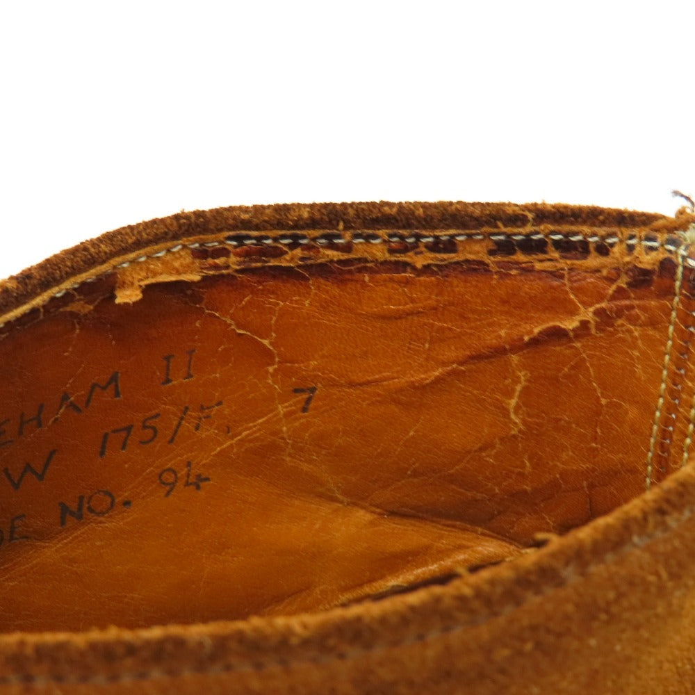 【中古】チーニー CHEANEY スエード ブーツ ブラウン【サイズ7F】【 状態ランクC 】【 メンズ 】