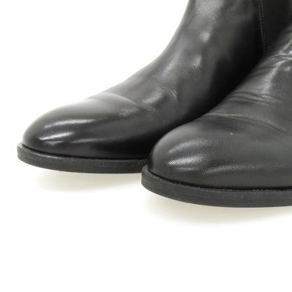 【中古】バーニーズニューヨーク BARNEYS NEWYORK カーフ レザー ブーツ ブラック【サイズ41】【 状態ランクB 】【 メンズ 】