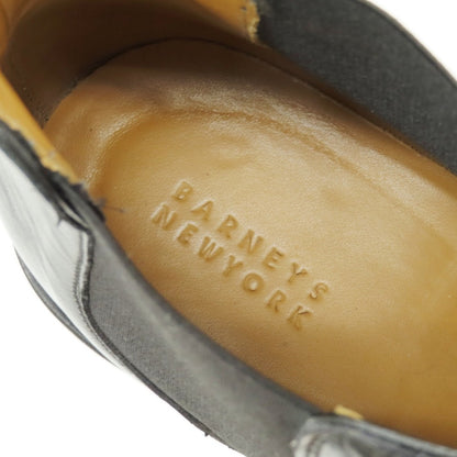 【中古】バーニーズニューヨーク BARNEYS NEWYORK カーフ レザー ブーツ ブラック【サイズ41】【 状態ランクB 】【 メンズ 】