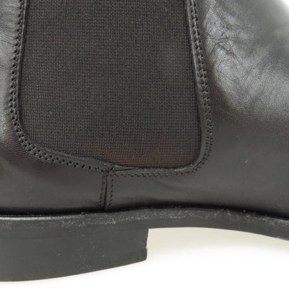 【中古】バーニーズニューヨーク BARNEYS NEWYORK カーフ レザー ブーツ ブラック【サイズ41】【 状態ランクB 】【 メンズ 】
